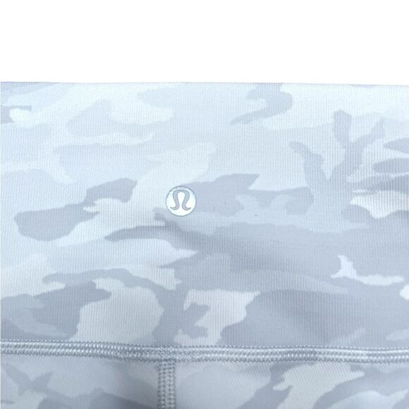 LULULEMON Wunder Under High Rise Tight 25" Luxtreme Gray Camo Size 8 - Picture 7 of 11